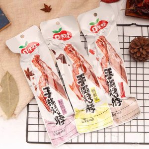 口水娃手撕烤脖400g
