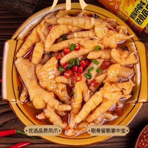口水娃脱骨凤爪蒜香味...